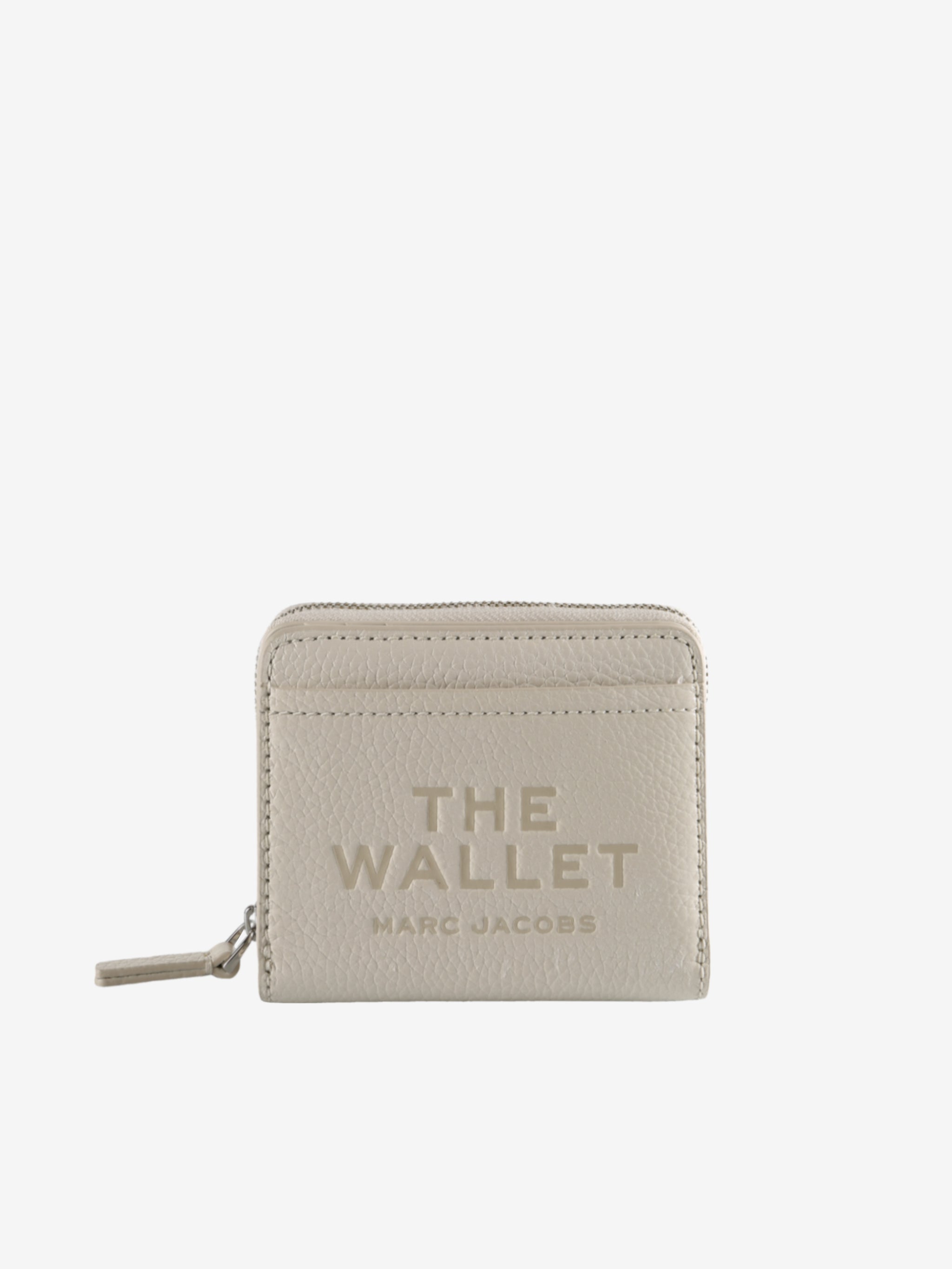 Tan wallet, front view
