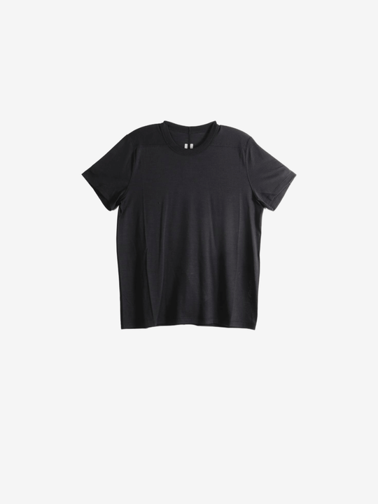 Black t-shirt, front view