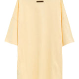 Yellow t-shirt, back view