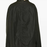Green jacket, full body view