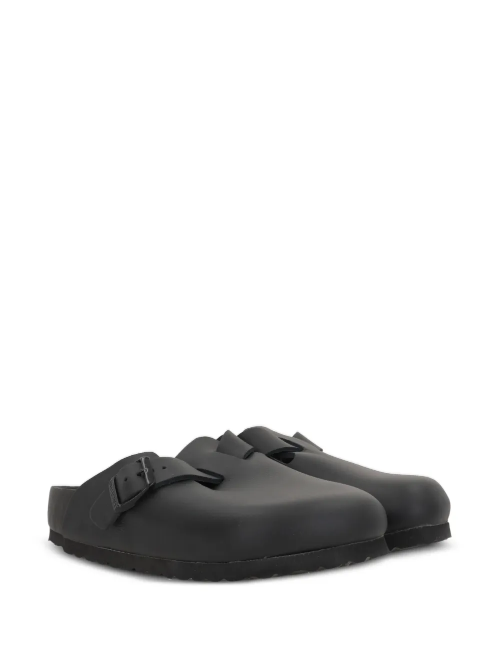 Black sandals,side view