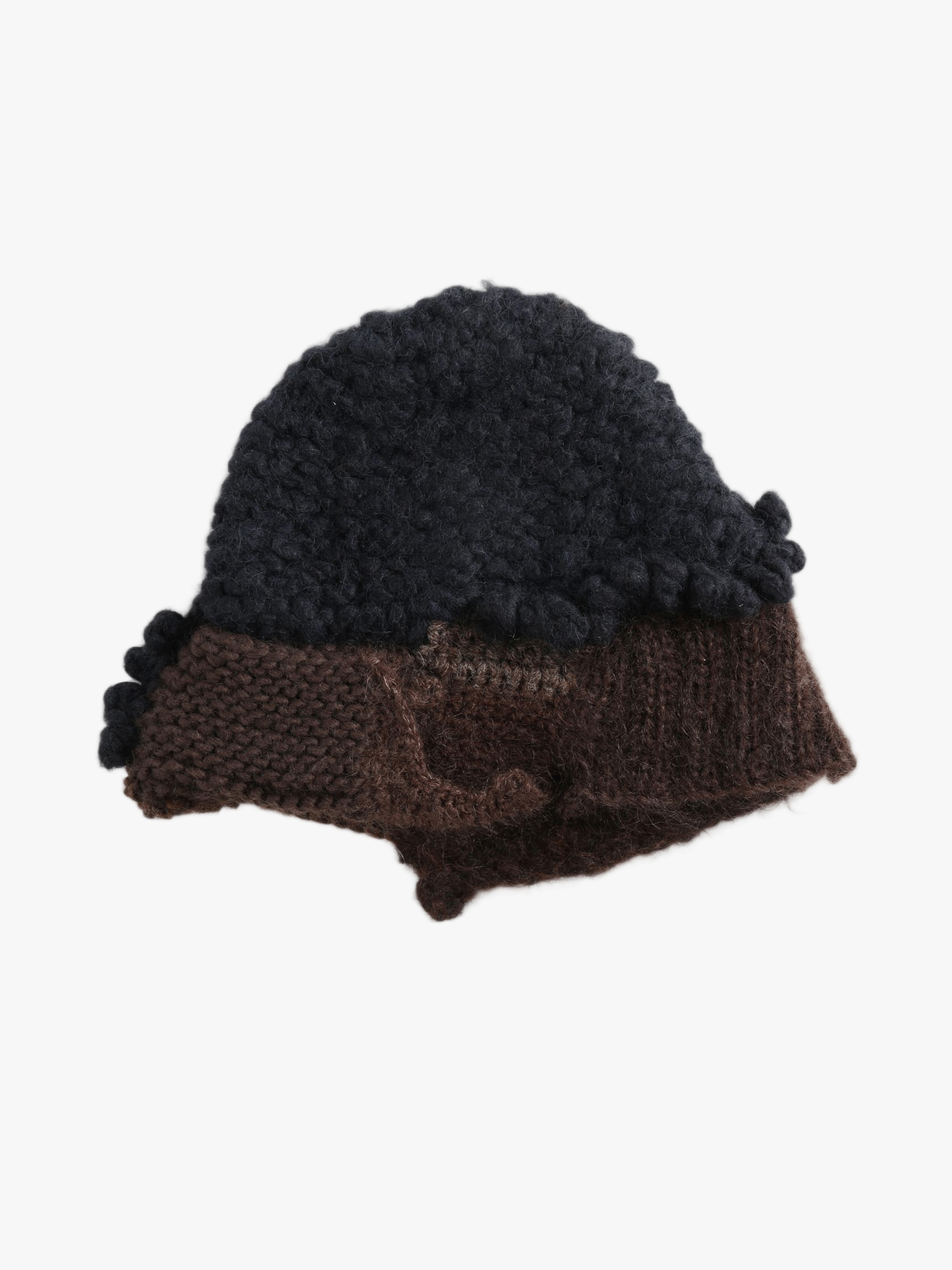 Brown hat, front view