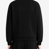 Black hoodie, full body view
