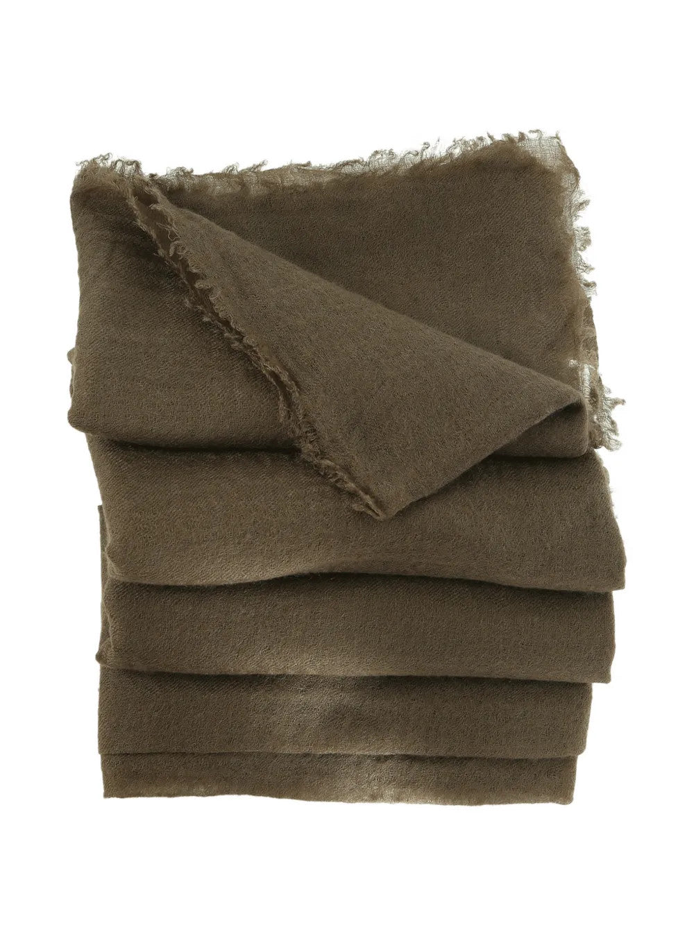 Close up of Brown scarf, showing detail
