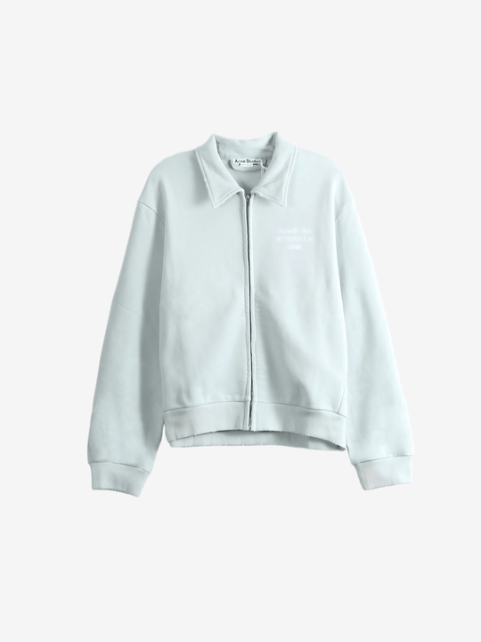 Green hoodie, front view