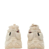 White sneakers, back view