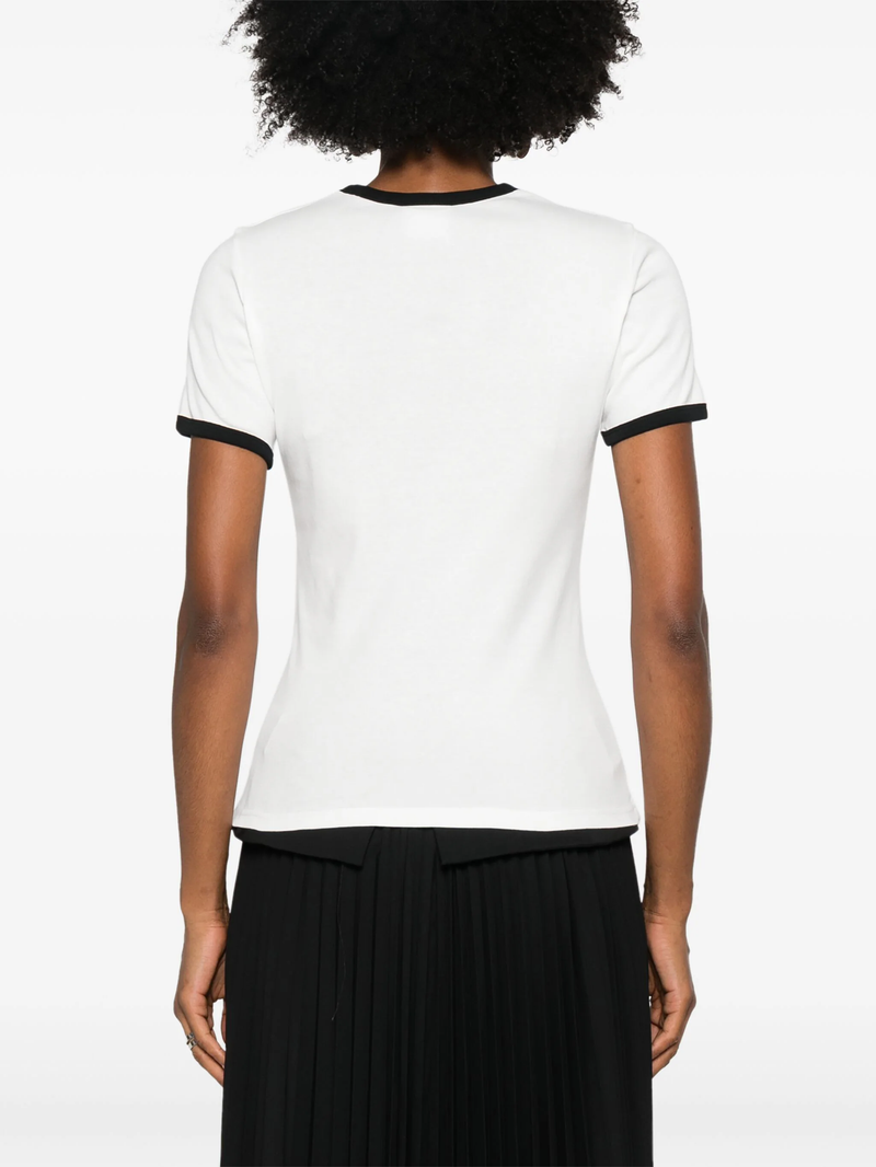 COURRÈGES - Women Signature Contrast T-Shirt