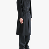 Black coat, full body view