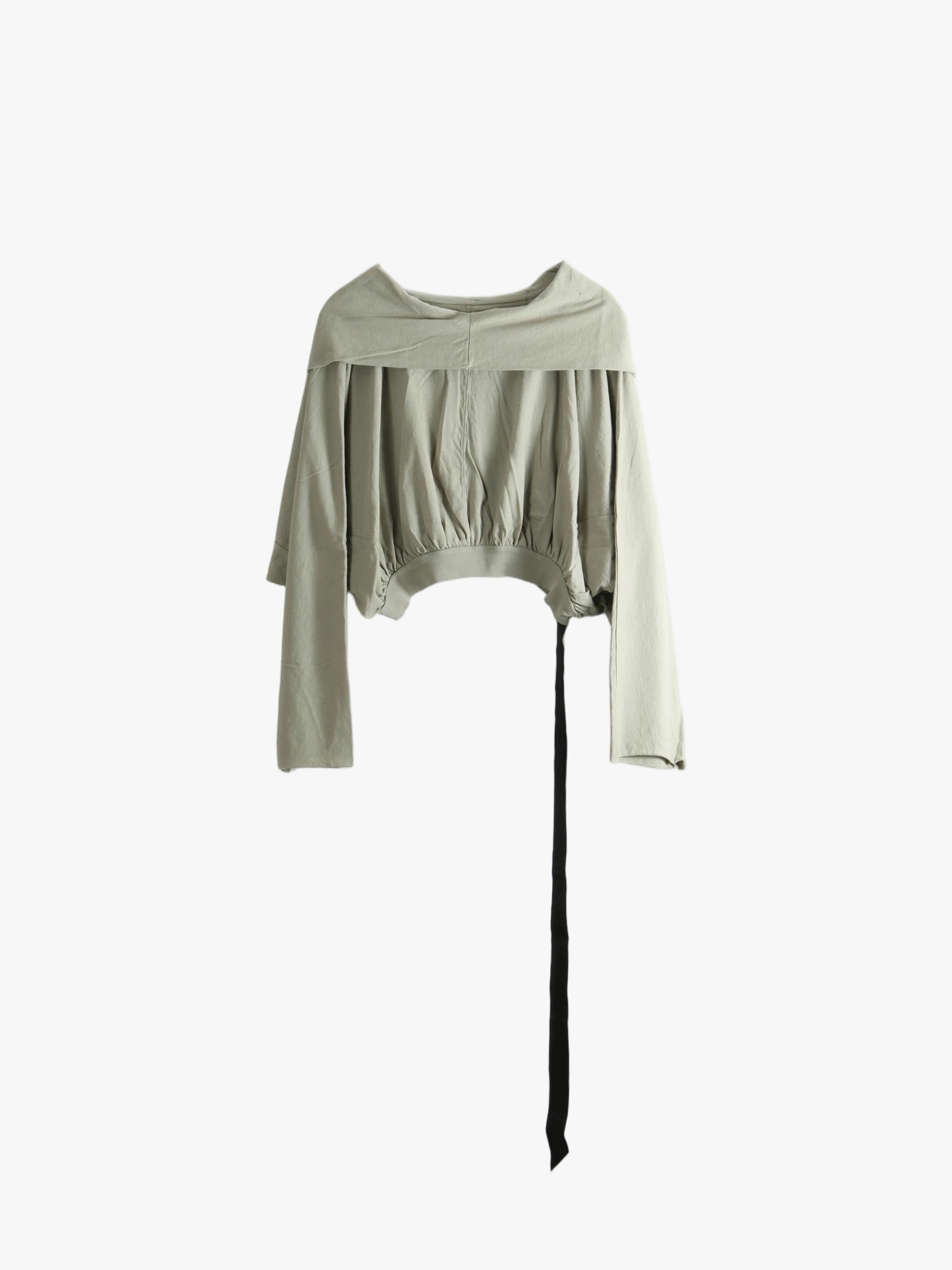 Green top, front view