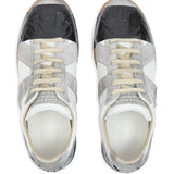 White sneakers, top view