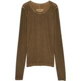 Brown tops, front view