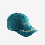 Blue cap, side view