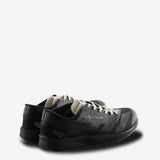 Black sneakers, back view