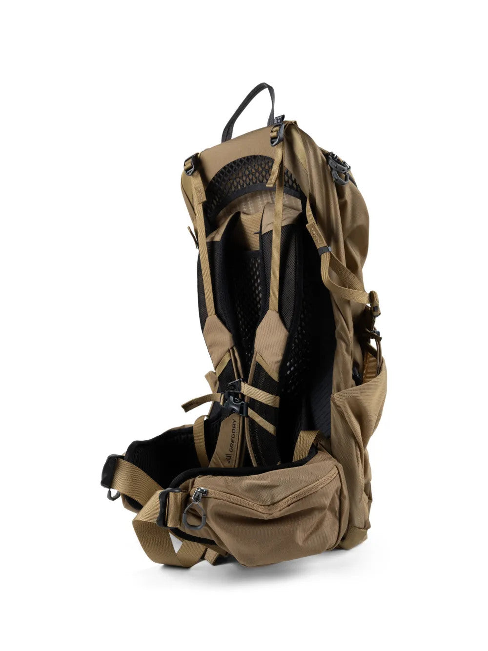 Tan bag, front view