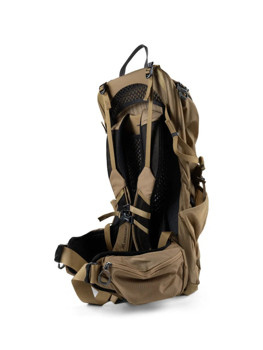 Tan bag, front view