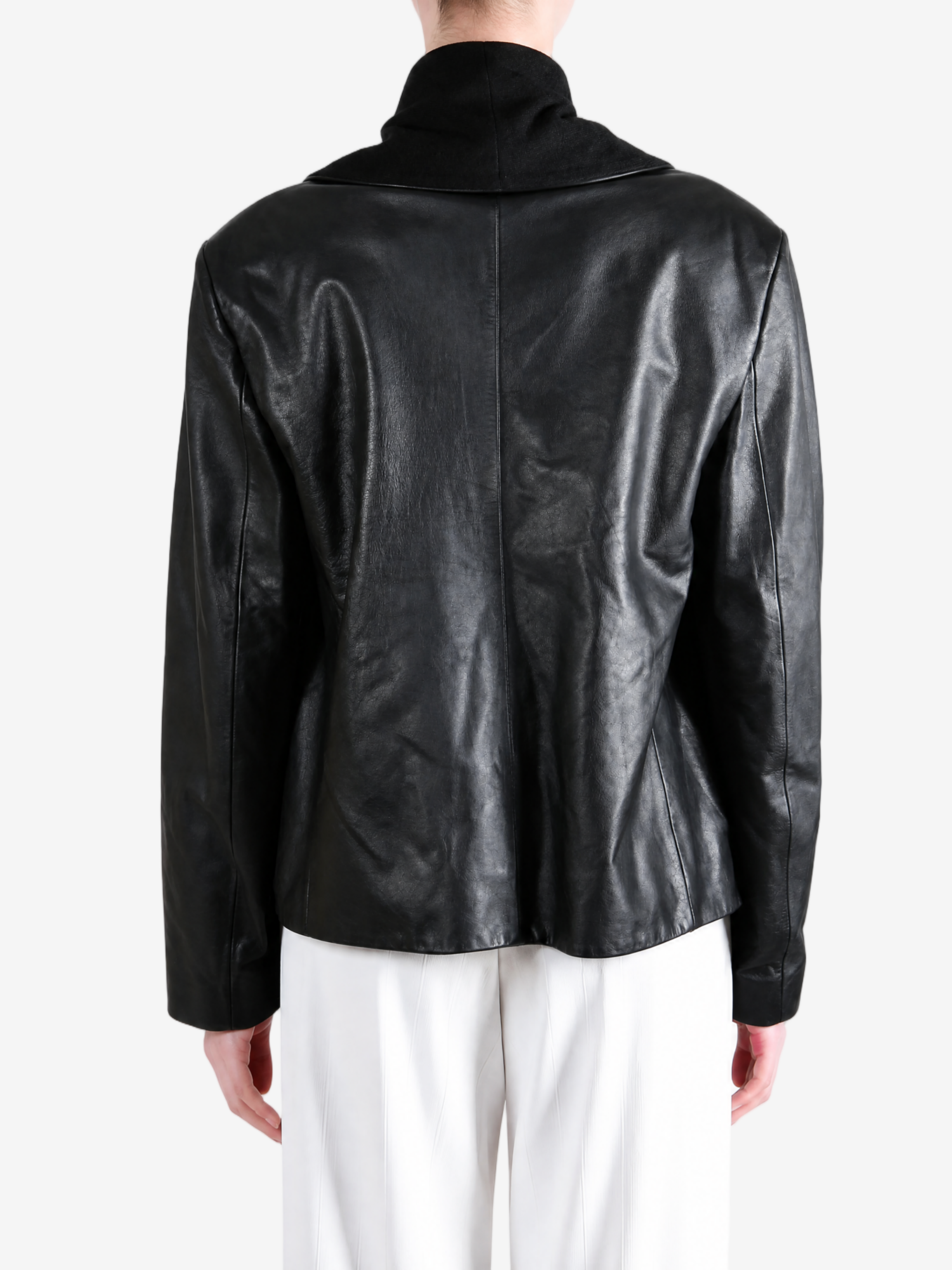 Black jacket, full body view