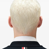 Navy knitwear, front view
