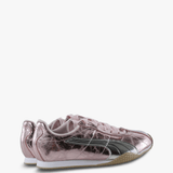 Pink shoes, side view