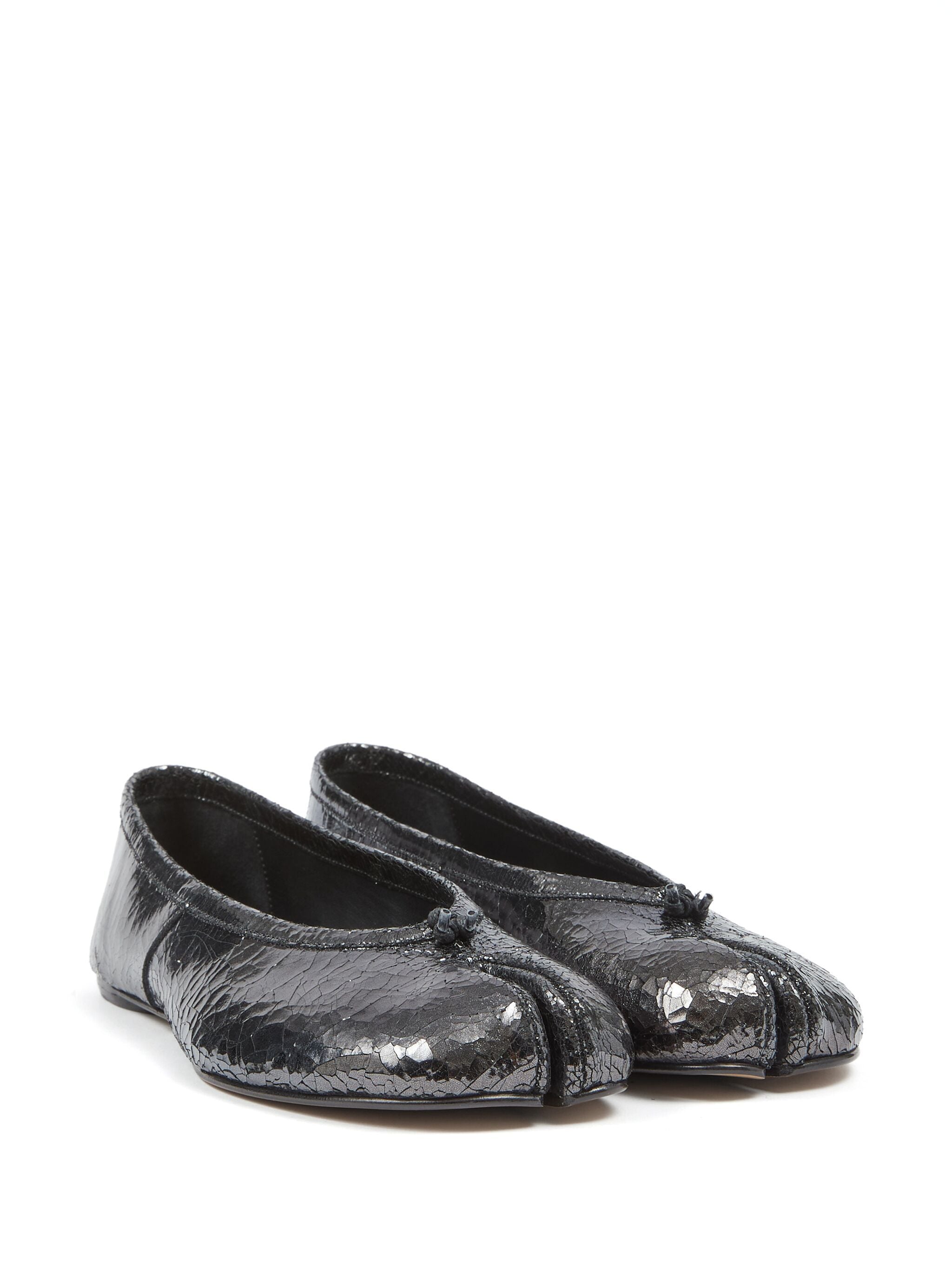 Black flats, front view
