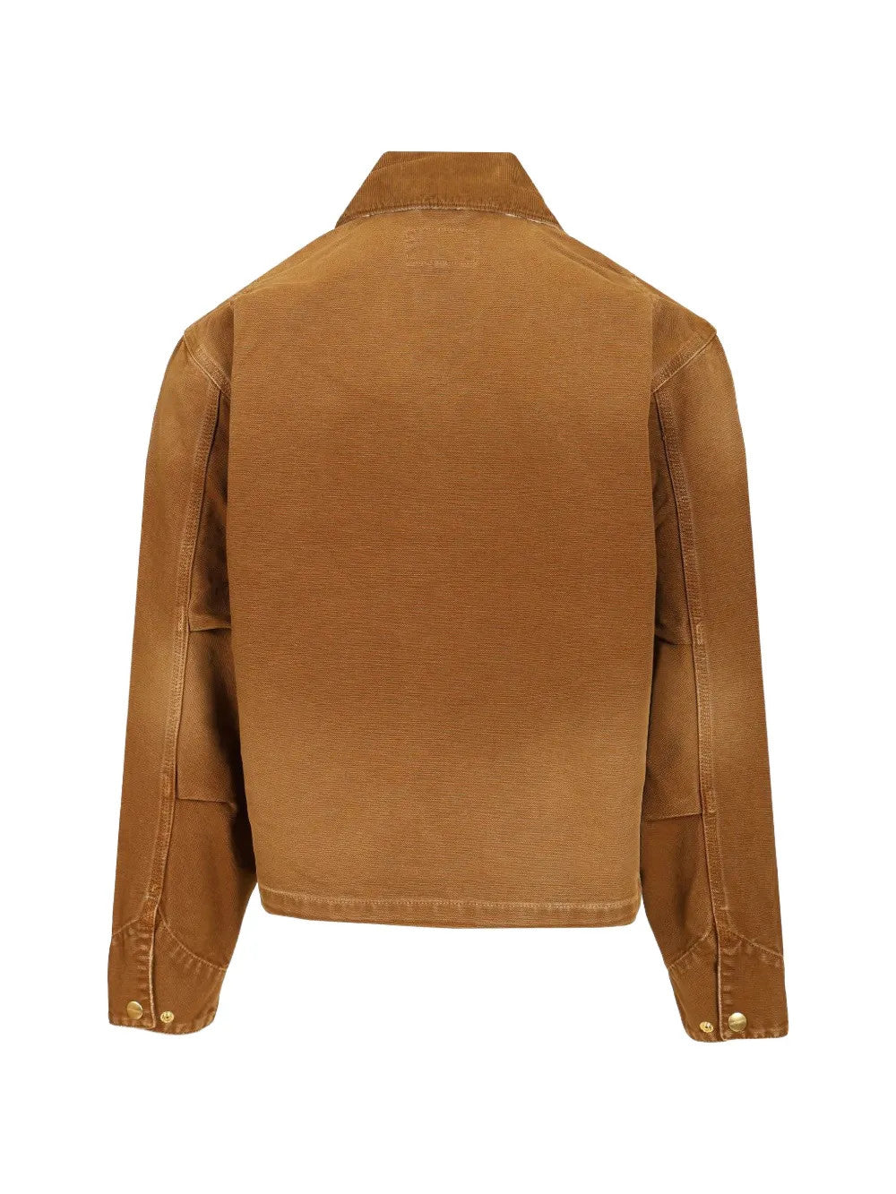 Brown jacket, back view