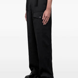 Black pants, side view