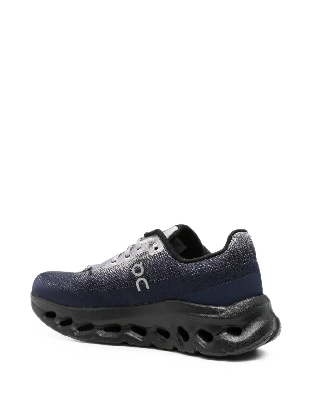 Navy shoes, front view