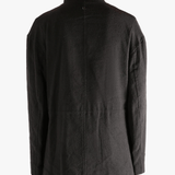 Black jacket, back view