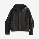 Black jacket, front view