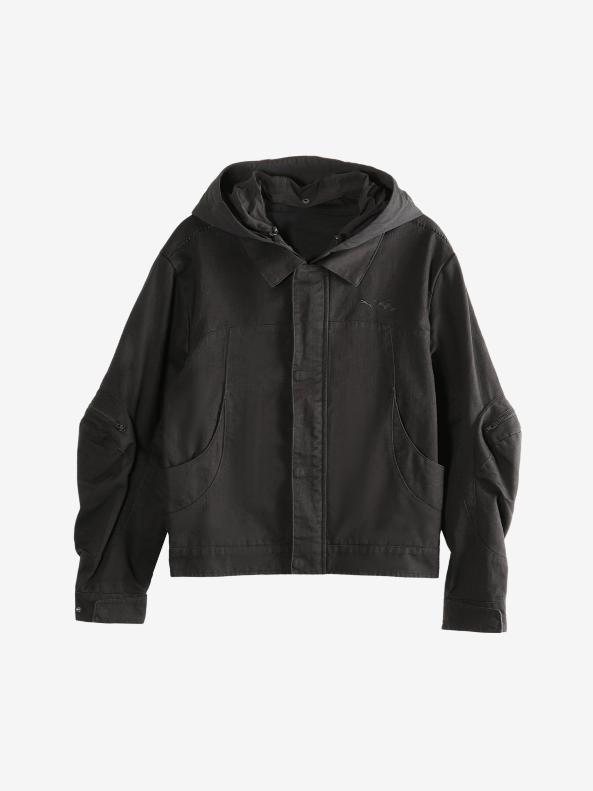 Black jacket, front view