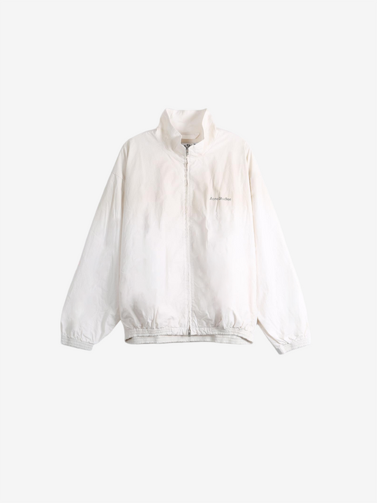 Tan jacket, front view