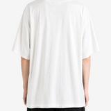 White t-shirt, full body view