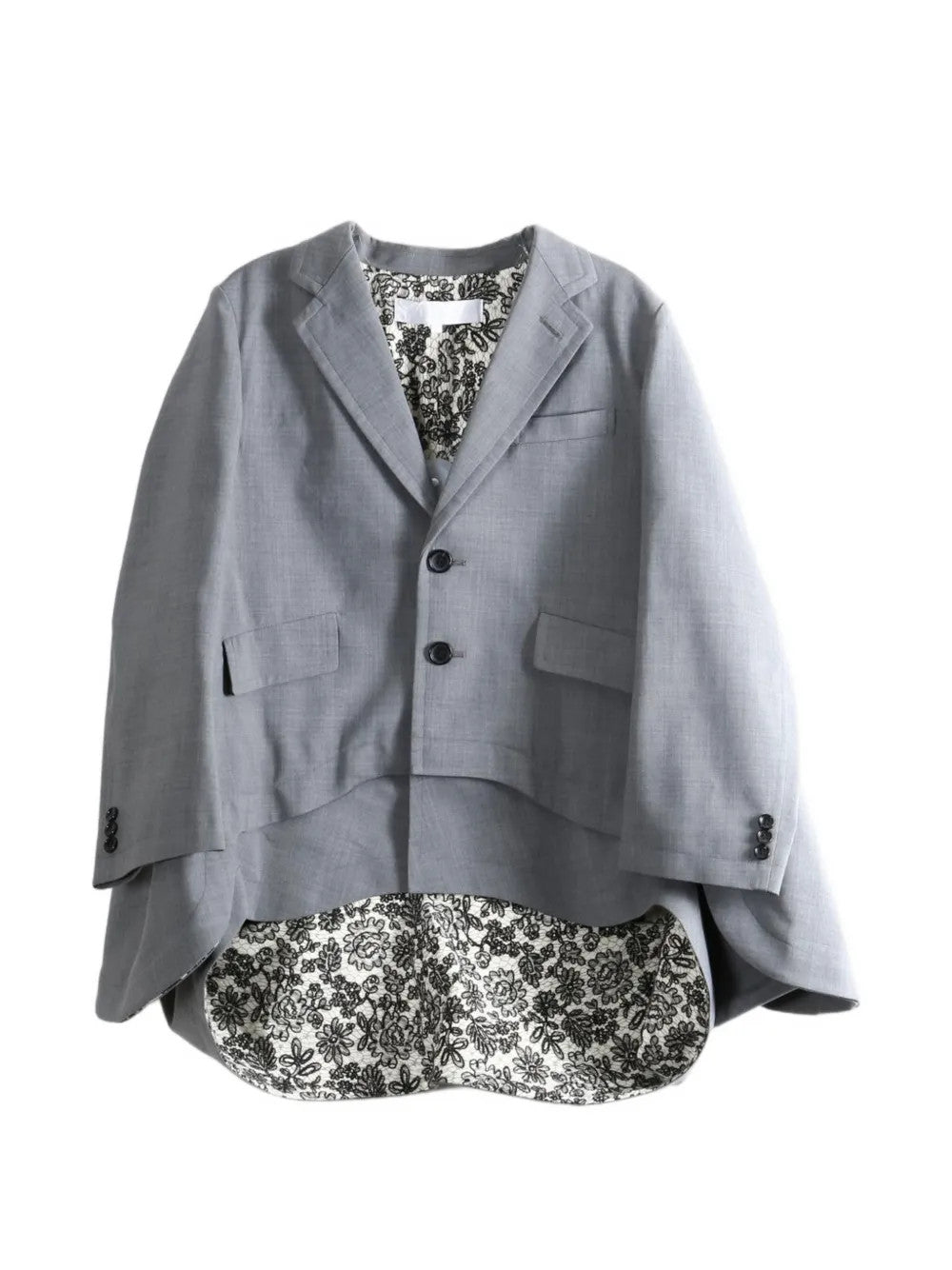 Grey jacket, front view