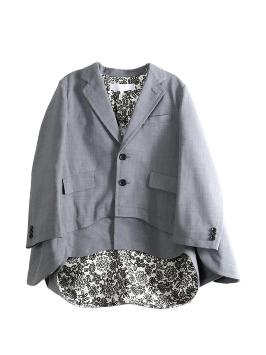 Grey jacket, front view