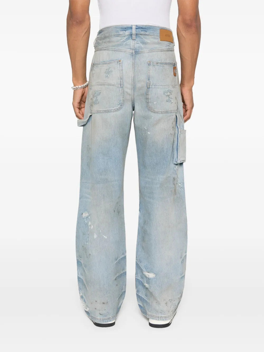 Blue jeans, full body view