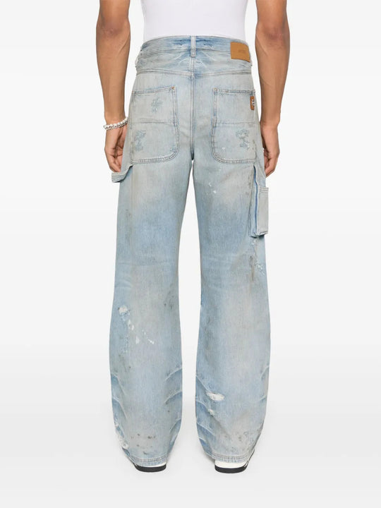 Blue jeans, full body view