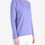 AURALEE - Women Brushed Organic Cotton Cashmere Jersey Long Sleeve Tee