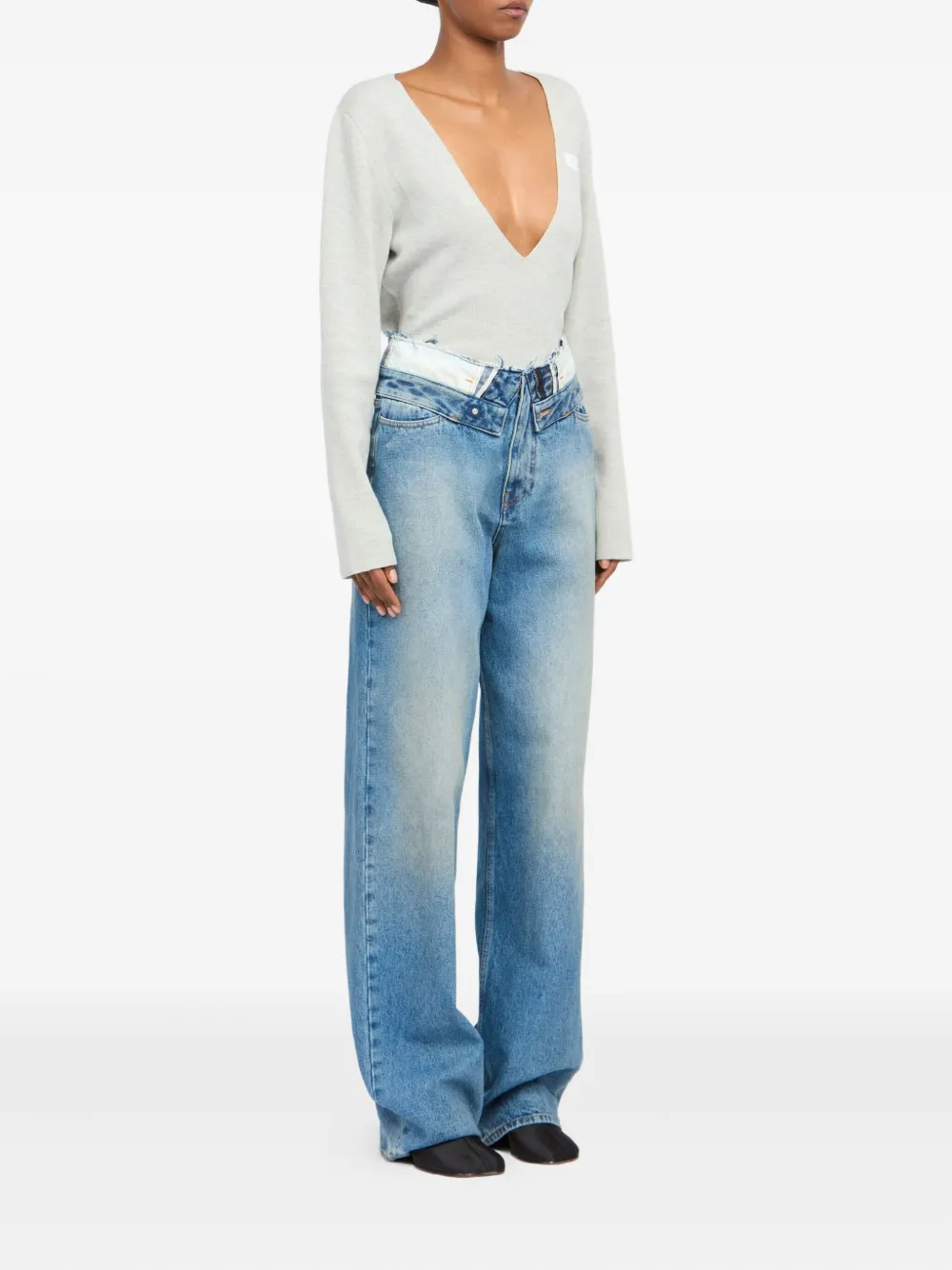 MM6 Maison Margiela - Women 5 Pocket Straight Leg Jean – Atelier MM6 Maison Margiela - Women 5 Pocket Straight Leg Jean – Atelier