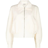 Tan jacket, front view