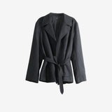 Black jacket, front view