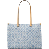 Blue bags, front view