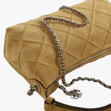 Tan bag, front view