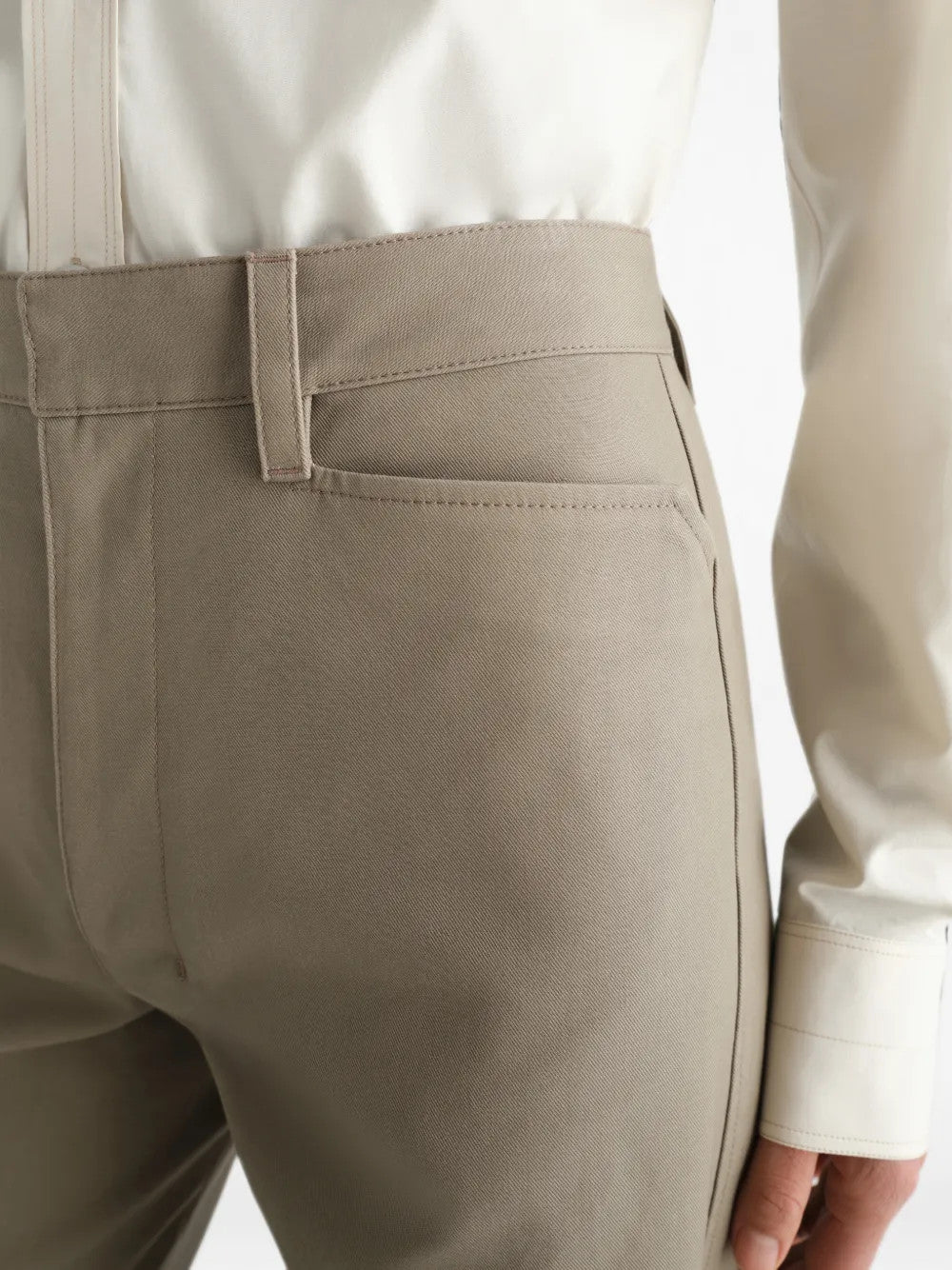 Tan pants, front view
