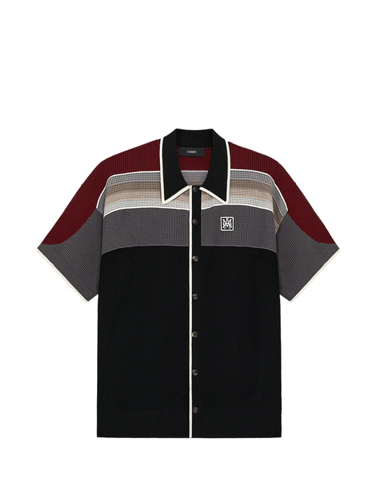 black shirts,front view