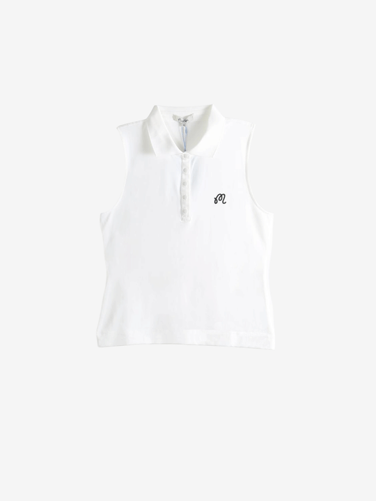 White top, front view