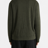Green knitwear, full body view
