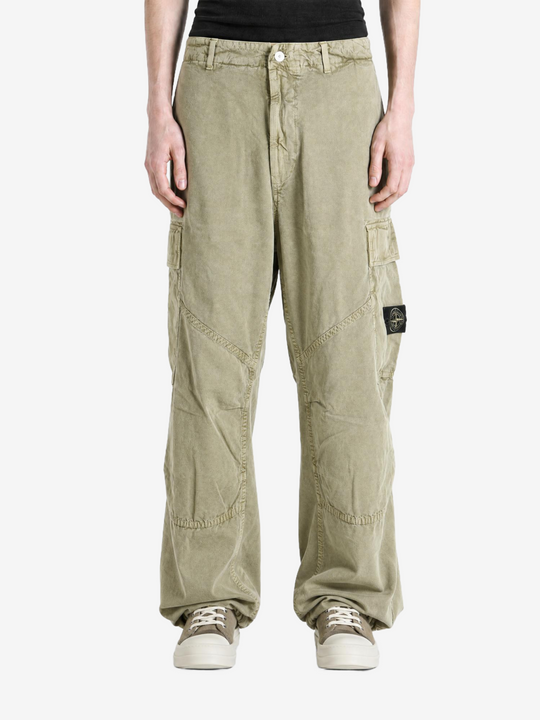 Green pants, front view
