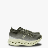 Green sneakers, front view