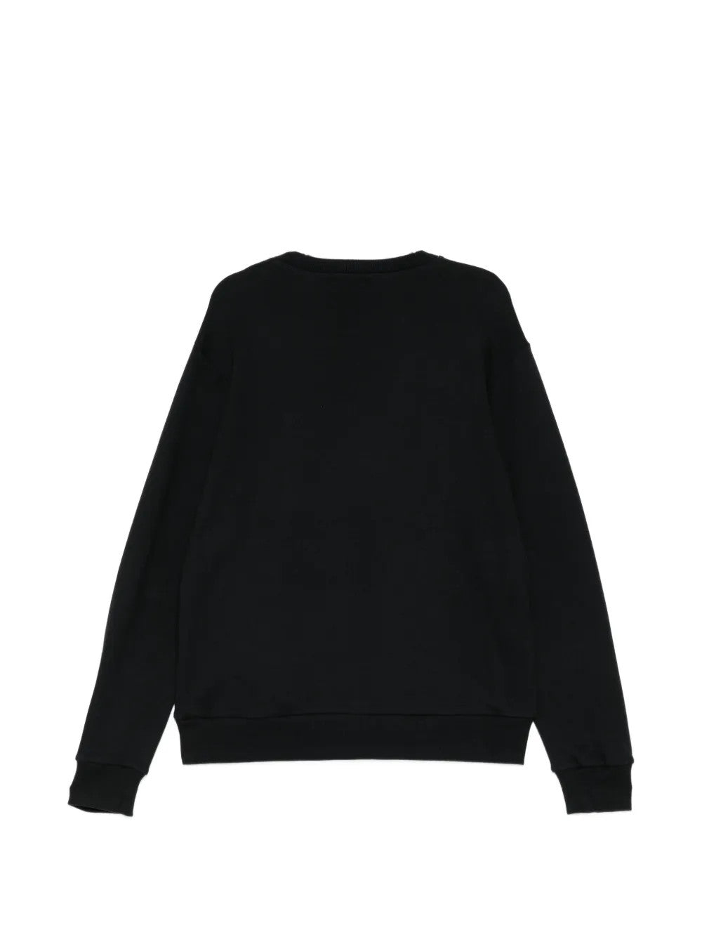 Black hoodie, back view