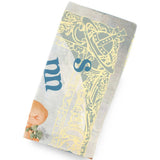 Blue scarf, front view