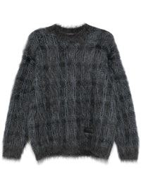 ALEXANDER WANG - Women Long Sleeve Pullover In Brushed Mohair Plaid